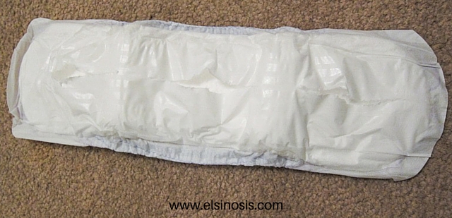 Poise Pad with Slits Underneath